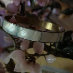 Antique brass mop bangle